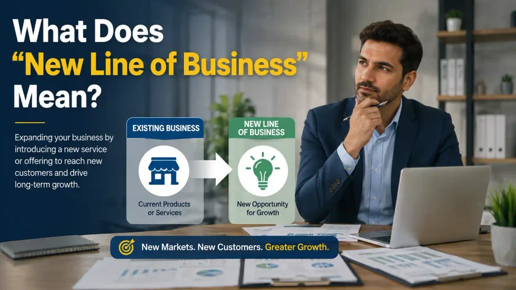 What Does “New Line of Business” Mean?
